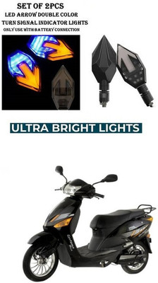 PRTEK Front, Rear LED Indicator Light for Hero(Yellow, Blue)