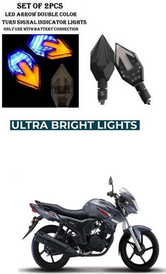PRTEK Front, Rear LED Indicator Light for Yamaha SZ-S(Yellow, Blue)