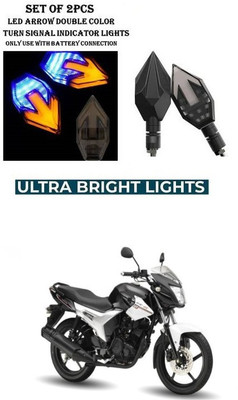 PRTEK Front, Rear LED Indicator Light for Yamaha SZ-R(Yellow, Blue)