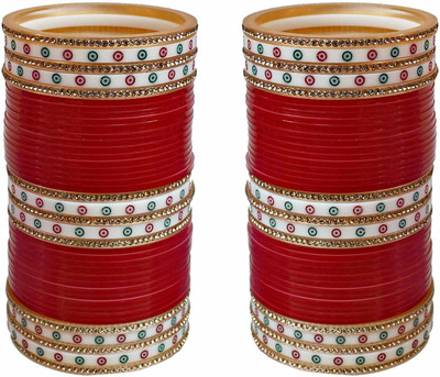 RangRupam Brass Cubic Zirconia Bangle Set(Pack of 72)