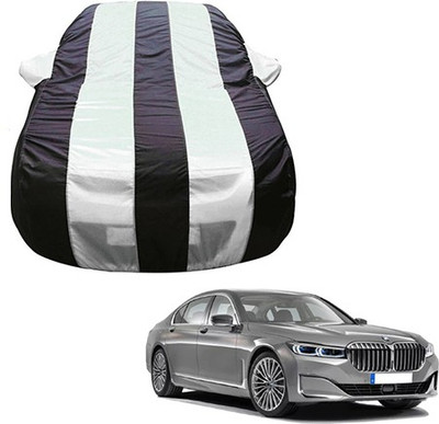 Flipkart SmartBuy Car Cover For BMW 7 Series (With Mirror Pockets)(Silver, Black, For 2018 Models)