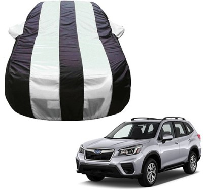 Flipkart SmartBuy Car Cover For Subaru Forester (With Mirror Pockets)(Silver, Black, For 2018 Models)