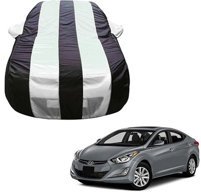 Flipkart SmartBuy Car Cover For Hyundai Elantra (With Mirror Pockets)(Silver, Black, For 2018 Models)