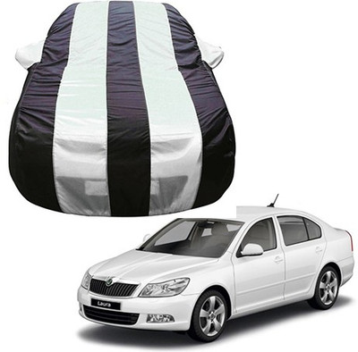 Flipkart SmartBuy Car Cover For Skoda Laura (With Mirror Pockets)(Silver, Black, For 2018 Models)