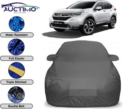 AUCTIMO Car Cover For Honda CR-V (With Mirror Pockets)(Grey)