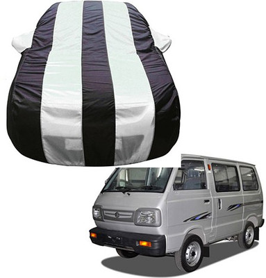 Flipkart SmartBuy Car Cover For Maruti Suzuki Omni (With Mirror Pockets)(Silver, Black, For 2018 Models)