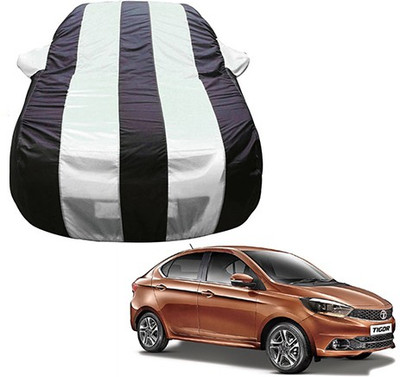 Flipkart SmartBuy Car Cover For Tata Tigor (With Mirror Pockets)(Silver, Black, For 2018 Models)