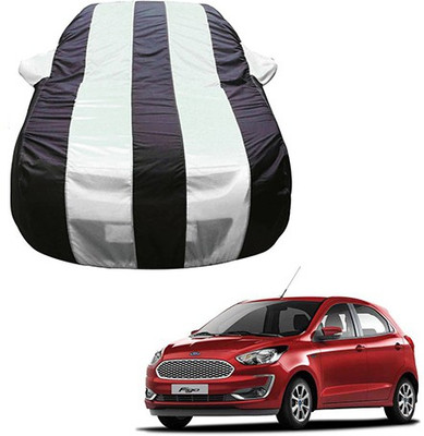 Flipkart SmartBuy Car Cover For Ford Figo (With Mirror Pockets)(Silver, Black, For 2018 Models)
