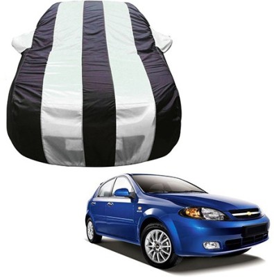 Flipkart SmartBuy Car Cover For Chevrolet Optra SRV (With Mirror Pockets)(Silver, Black, For 2018 Models)