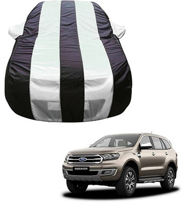 Flipkart SmartBuy Car Cover For Ford Endeavour (With Mirror Pockets)(Silver, Black, For 2018 Models)