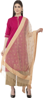A R SILK Cotton Blend Printed Women Dupatta