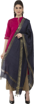 A R SILK Pure Cotton Solid Women Dupatta