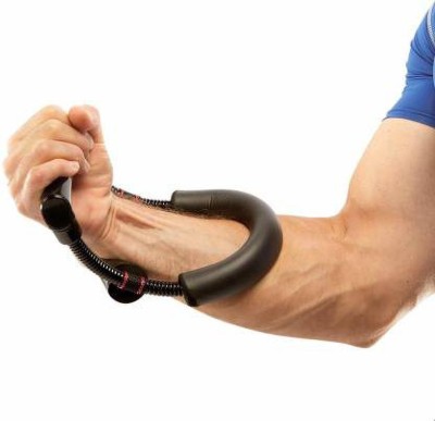 keycraze Adjustable Forearm Strengthener Wrist Exerciser Equipment for Upper Arm Hand Grip/Fitness Grip(Black)