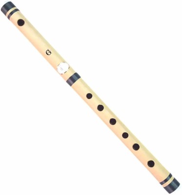 SG MUSICAL Professional Musicians Musical Instrument Bamboo Transverse Flute Indian Bansuri (G Sharp) 10 Inches Bamboo Flute(23 cm)