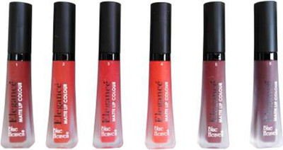 BLUE HEAVEN Elegance LIP COLOR multi color combo of 6 Multicolour(multicolour, 6 ml)