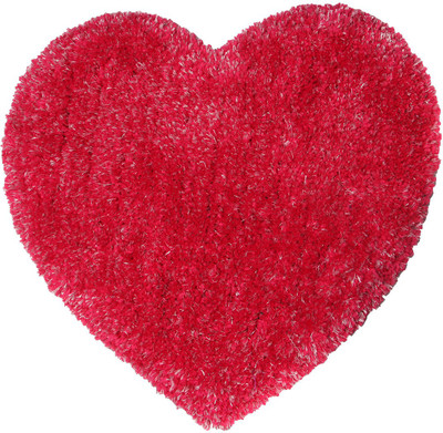 KALYAN GLOBAL Polyester Door Mat(Pink, Medium)