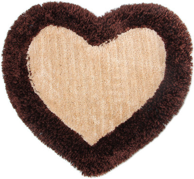 KALYAN GLOBAL Polyester Door Mat(Brown,Beige, Medium)