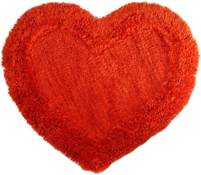 KALYAN GLOBAL Polyester Door Mat(Orange, Medium)
