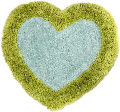 KALYAN GLOBAL Polyester Door Mat(Green,Light Blue, Medium)