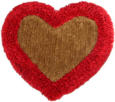 KALYAN GLOBAL Polyester Door Mat(Red,Gold, Medium)