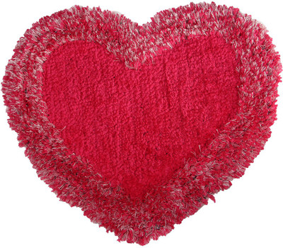 KALYAN GLOBAL Polyester Door Mat(Pink, Medium)