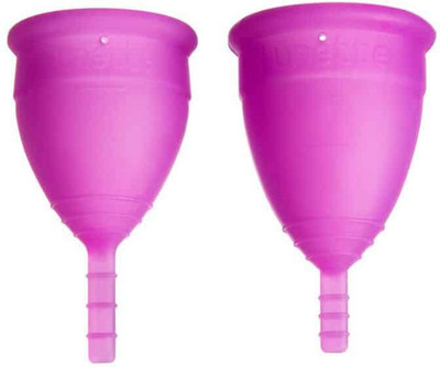 Vizzard Large Reusable Menstrual Cup(Pack of 2)