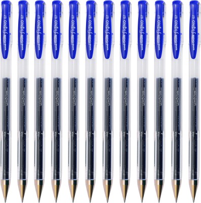 uni-ball Signo UM100 0.7mm Blue Gel Pen(Pack of 12, Blue)