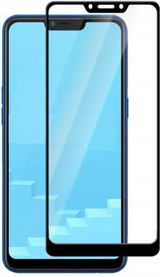 BRENZZ Edge To Edge Tempered Glass for Realme C1(Pack of 1)
