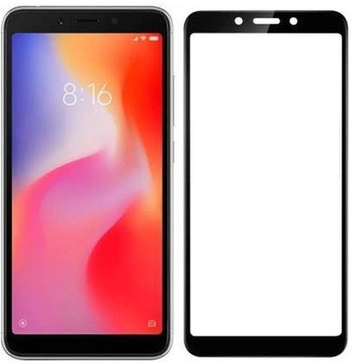 BRENZZ Edge To Edge Tempered Glass for Mi Redmi 6(Pack of 1)