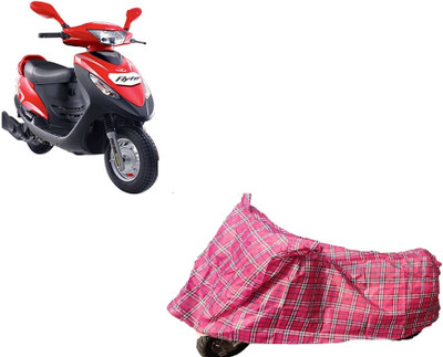 COVERPLANET Two Wheeler Cover for Mahindra(Flyte, Red)