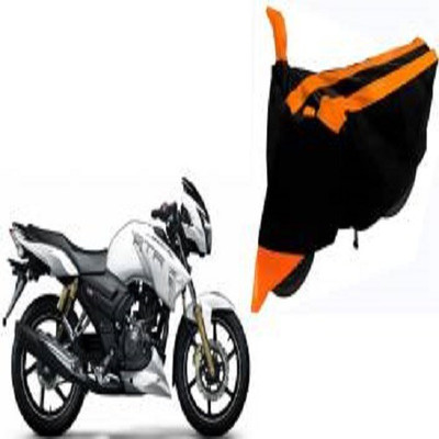 Shree ji traders Two Wheeler Cover for TVS(Apache RTR 180, Black, Orange)