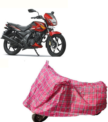 COVERPLANET Two Wheeler Cover for TVS(Flame SR125, Red)