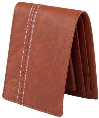 Keviv Men Casual Brown Genuine Leather Wallet(5 Card Slots)