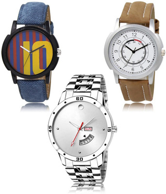 SWIFFIN New latest Designer Combo of 3 Analog Watch  - For Men