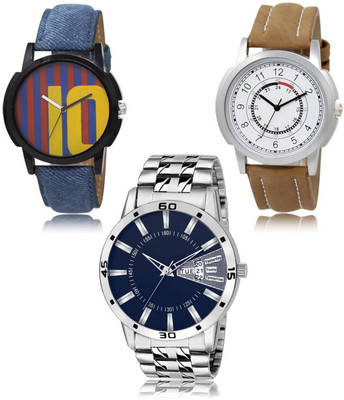 SWIFFIN New latest Designer Combo of 3 Analog Watch  - For Men