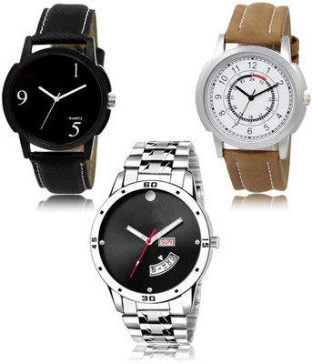 FERRIZZO New latest Designer Combo of 3 Analog Watch  - For Men
