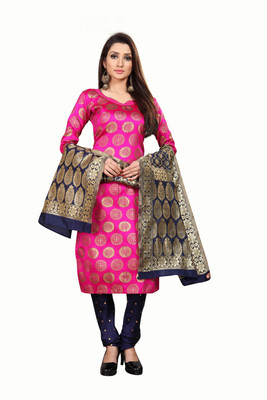 ANAND Jacquard Self Design Kurta & Churidar Material