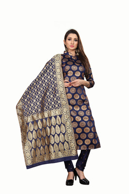 ANAND Jacquard Printed Kurta & Churidar Material