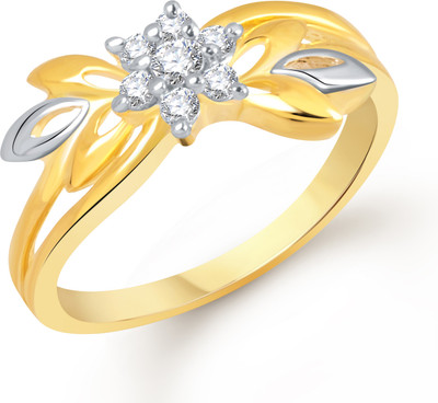 83% OFF on VK Jewels Fantasy Floral Shaped for Women and Girls Alloy Cubic Zirconia Gold Plated Ring