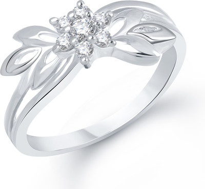 61% OFF on VK Jewels Fantasy Floral Shaped for Women and Girls Alloy Cubic Zirconia Gold Plated Ring