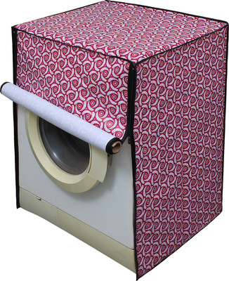 LITHARA Front Loading Washing Machine  Cover(Width: 60.96 cm, Pink)