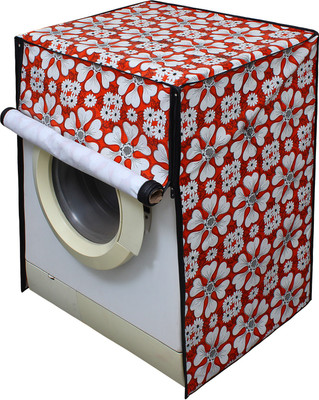 LITHARA Front Loading Washing Machine  Cover(Width: 66.04 cm, Red, White)
