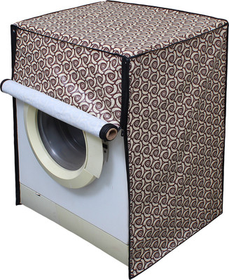 LITHARA Front Loading Washing Machine  Cover(Width: 60.96 cm, Brown, Grey)