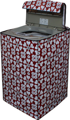 Flipkart SmartBuy Top Loading Washing Machine  Cover(Width: 58.42 cm, Maroon)