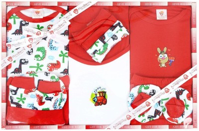 Mini Berry 13 Piece Unisex Baby's Gift Set(Red)