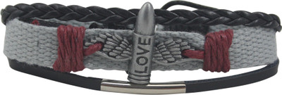 jashan accessories Leather, Fabric Bracelet