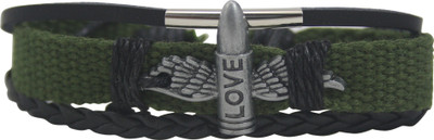 jashan accessories Leather, Fabric Bracelet