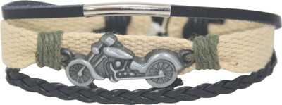 jashan accessories Leather, Fabric Bracelet