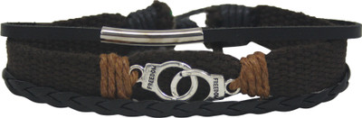 jashan accessories Leather, Fabric Bracelet