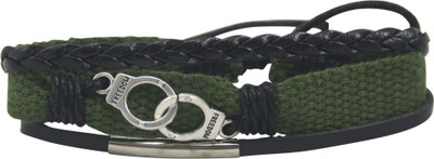 jashan accessories Leather, Fabric Bracelet